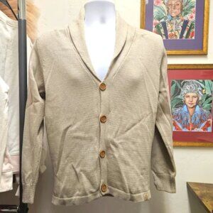Tan Dad Cardigan - M